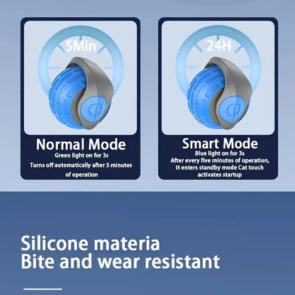 Smart Cat Toys Ball Automatic Interactive Pet Electric Rolling Teaser USB Rechargeable Kitty Moving Bouncing Ball Christmas Gift